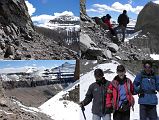 32 Jerome Ryan, Ngawang And Tashi Climbing From The 13 Golden Chortens On Mount Kailash South Face To Nandi Pass On Mount Kailash Inner Kora Nandi Parikrama After a well-deserved rest and some lunch, we left at 12:20 and once again I accepted the help from Ngawang and Tashi to climb to the Nandi Pass (12:29).